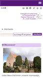 Mobile Screenshot of ev-kirche-hooksiel.de